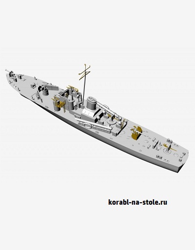 Чертёж модели торпедного катера Серый Гусь / torpedoboat GREAY GOOSE для сборки и историческая справка