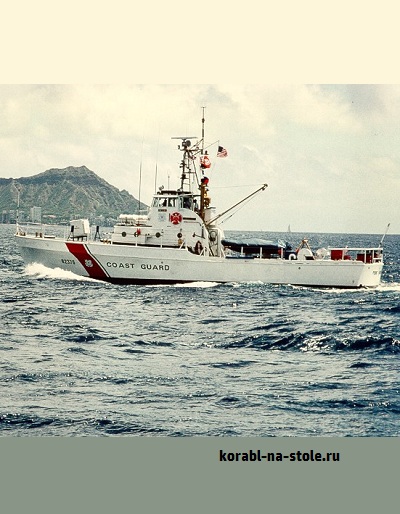Чертёж модели 82-футового патрульного катера Береговой охраны США / coastguard USCG 82WPB для сборки и историческая справка