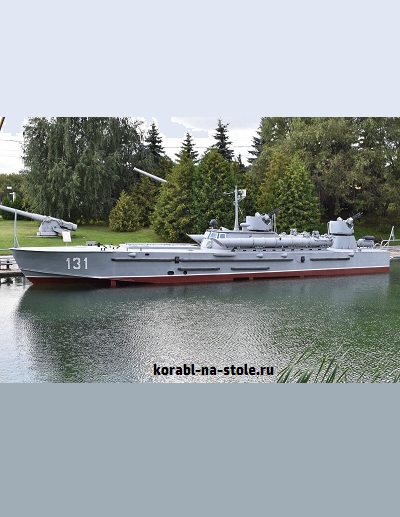 Чертёж модели Торпедного катера Комсомолец / Torpedo boat Komsomolets (1944) для сборки и историческая справка