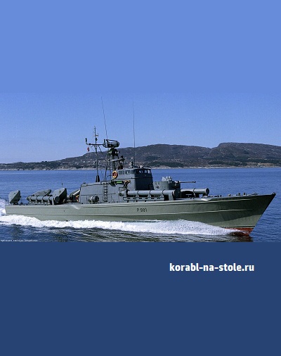 Чертёж модели Ракетного сторожевого катера типа Снегг / Patrol boat missile Snogg class для сборки и историческая справка