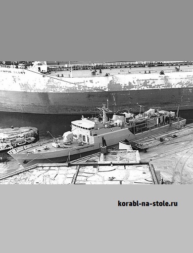 Чертёж модели Корвета Тобрук / Corvette Tobruk (1965) для сборки и историческая справка