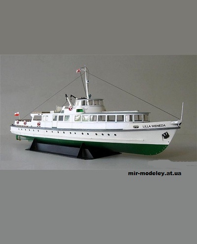 Пассажирское судно Lilla Weneda (Digital Navy) из бумаги