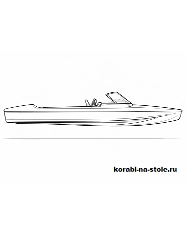 Чертёж модели Моторной лодки Елсид 8 / hydroboat ELCID 8 своими руками