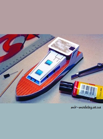 Яхта "Дельфин" / Delphin (Schreiber-Bogen) из бумаги