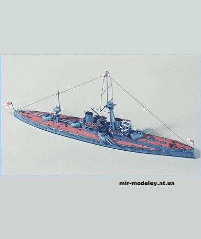 Линкор HMS Dreadnought (Digital Navy) из бумаги