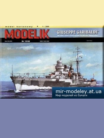 Крейсер "Giuseppe Garibaldi" [Modelik 2008-15] из бумаги