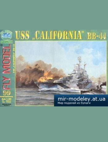 USS "California" BB-44 [Fly Model 099] из бумаги