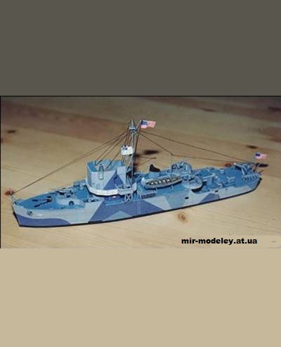 Тральщик класса Admirable (Digital Navy) из бумаги
