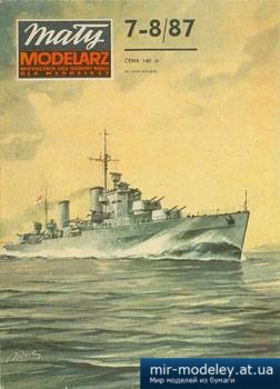 HMS "Penelope" [Maly Modelarz 1987-07-08] из бумаги