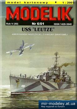 USS "Leutze" [Modelik 2001-06] из бумаги