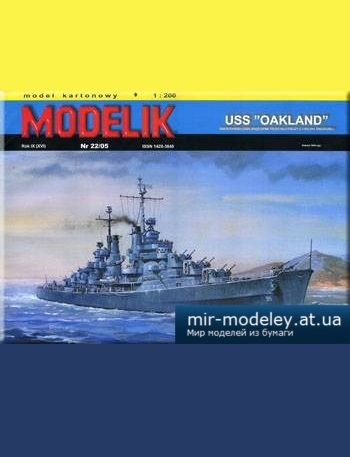 Крейсер ПВО uss "Oakland" [Modelik 2005-22] из бумаги