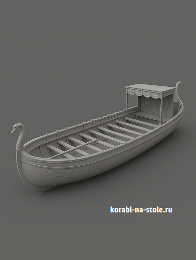 Чертёж модели французских кораблей-разрезов Royal De Toulon, Royal De Brest, Canot (XIX) для сборки и историческая справка