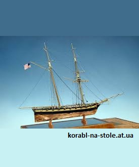 Чертёж модели Брига Prince de Neufchatel / Принс де Нефшатель (1812) для сборки и историческая справка