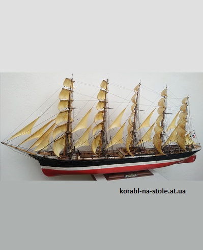 Чертёж модели Preussen Винджаммер (1902) для сборки и историческая справка