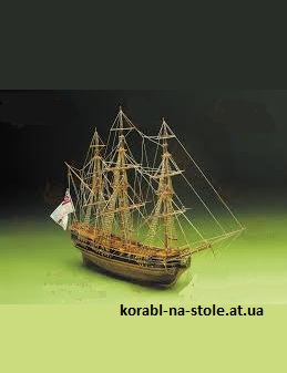 Чертёж модели Фрегата President, Mantua / Президeнт (1800) для сборки и историческая справка