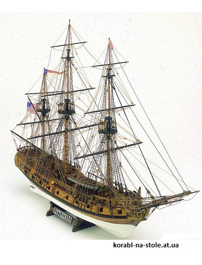 Чертёж модели Шхуны-брига Rattlesnake / Гремучая Змея (1780) для сборки и историческая справка