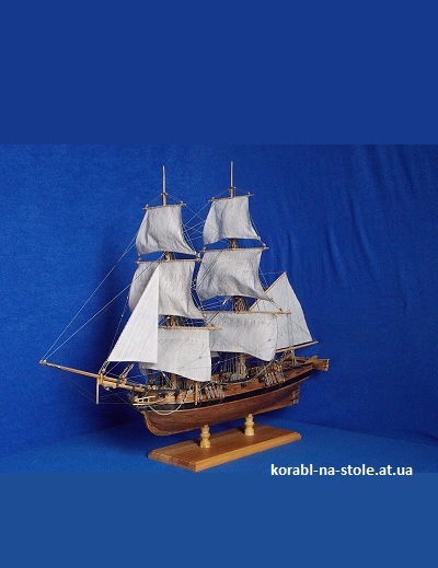 Чертёж модели Брига Piercer / Пронзающий (1814) для сборки и историческая справка