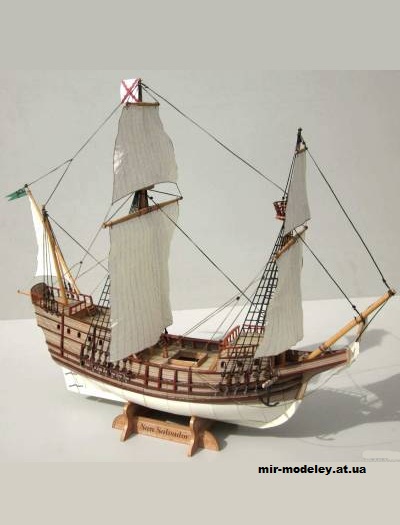 Испанский галеон «Сан Сальвадор» / Galleon San Salvador (Digital Navy) из бумаги