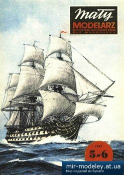 HMS Victory [Maly Modelarz 1977-05-06] из бумаги