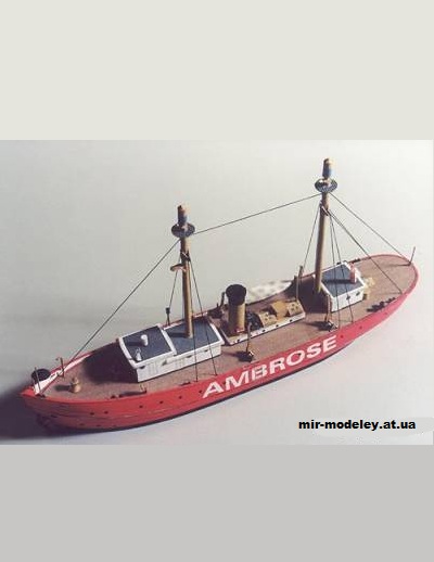 Корабль-маяк Эмброуз / Ambrose (Digital Navy) из бумаги