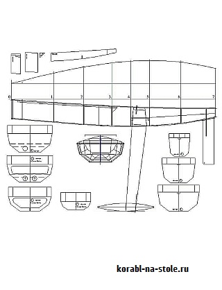 Радиоуправляемая парусная яхта RG65 Csibor