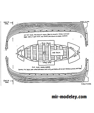 Vikingboat Norway из бумаги
