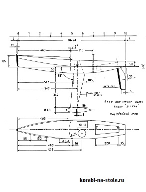 Радиоуправляемая модель IOM Sliver