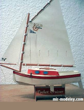 Яхта Pocket Cruiser (Kevin Green) из бумаги