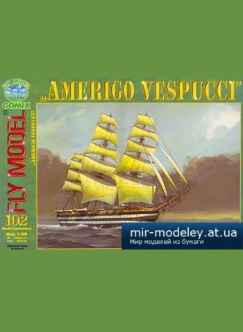 Amerigo Vespucci [Fly Model 102] из бумаги
