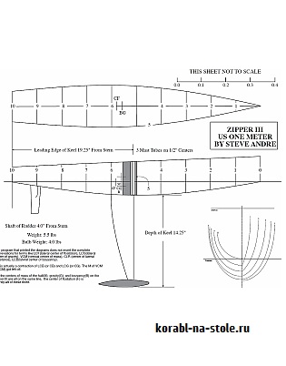 Радиоуправляемая модель IOM US1m Zipper 3