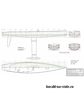 Радиоуправляемая парусная яхта Luna Rossa