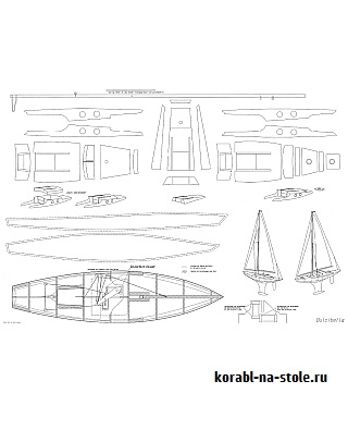 Радиоуправляемая парусная яхта Dulcibella