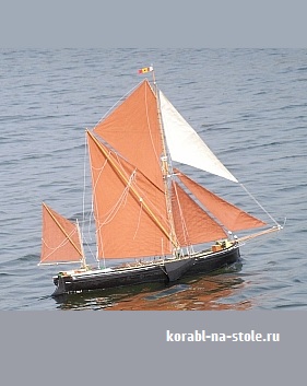 Радиоуправляемая парусная яхта Ivor Bittle barge