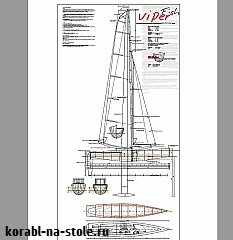 Радиоуправляемая парусная яхта RG65 Viper