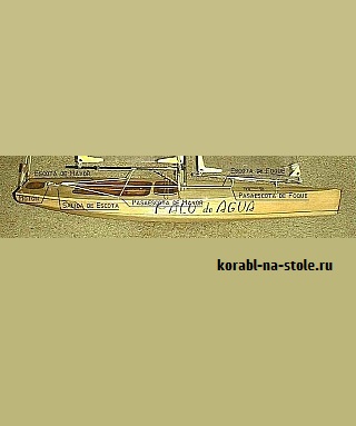 Радиоуправляемая парусная яхта RG65 Palo de Agua