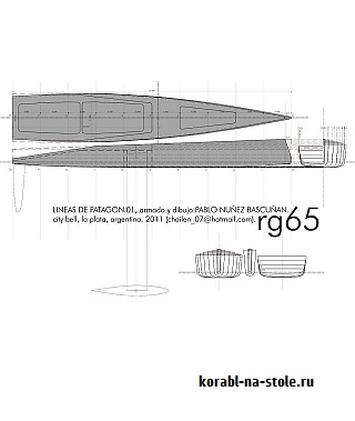 Радиоуправляемая парусная яхта RG65 Patagon
