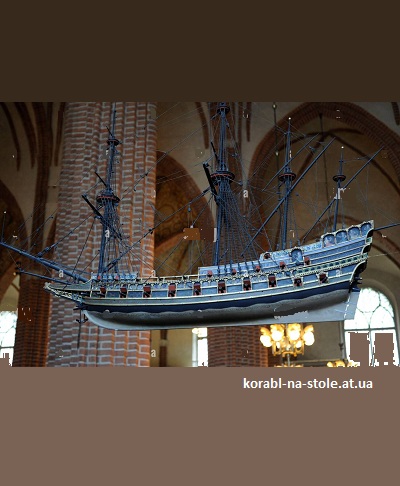 Чертёж модели English Galeon / Английский галеон (1610) для сборки и историческая справка