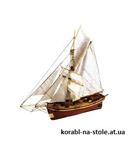 Чертёж модели гафельной шлюп-шхуны Gjoa / Йоа (1872) для сборки и историческая справка