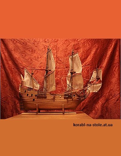 Чертёж модели Флейта Derfflinger (XVI–XVIII век) для сборки и историческая справка