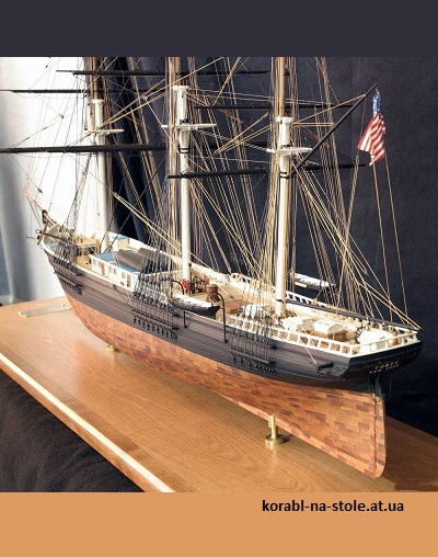 Чертёж модели Клипера Comet / Комет (1851) для сборки и историческая справка