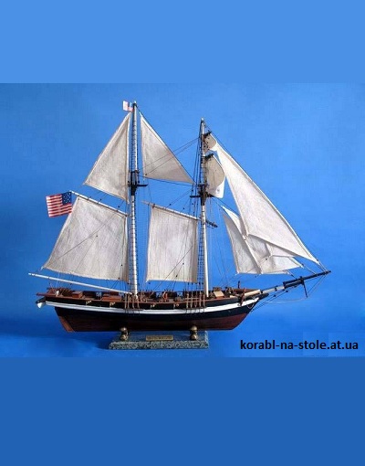 Чертёж модели Шхуны Harvey / Гарви (1827) для сборки и историческая справка