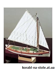 Чертёж модели спортивной гоночной лодки Flattie / Плоскодонка (1928) для сборки и историческая справка