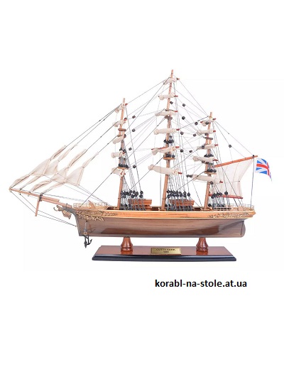 Чертёж модели Клипера Cutty Sark (1869) для сборки и историческая справка