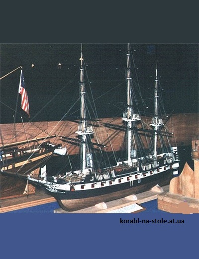 Чертёж модели Корабля Constellation / Констеллейшн (1797) для сборки и историческая справка