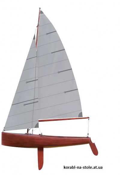 Чертёж модели самодельной деревянной лодки D4 Dinghy (1990–1995) для сборки и историческая справка