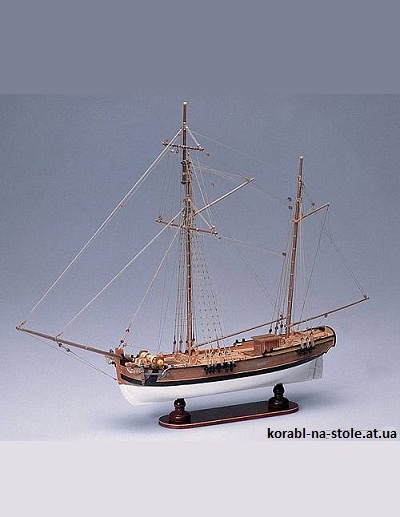 Чертёж модели Шхуны Albion / Альбион (XVIII) для сборки и историческая справка