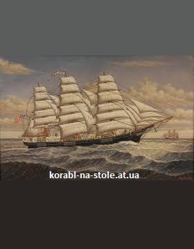 Чертёж модели Клипера Andrew Jackson (1855) для сборки и историческая справка