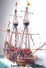 Чертёж модели Галеона Nuestra Senora de Atocha / Нуэстра Сеньора де Аточа(1620) для сборки и историческая справка