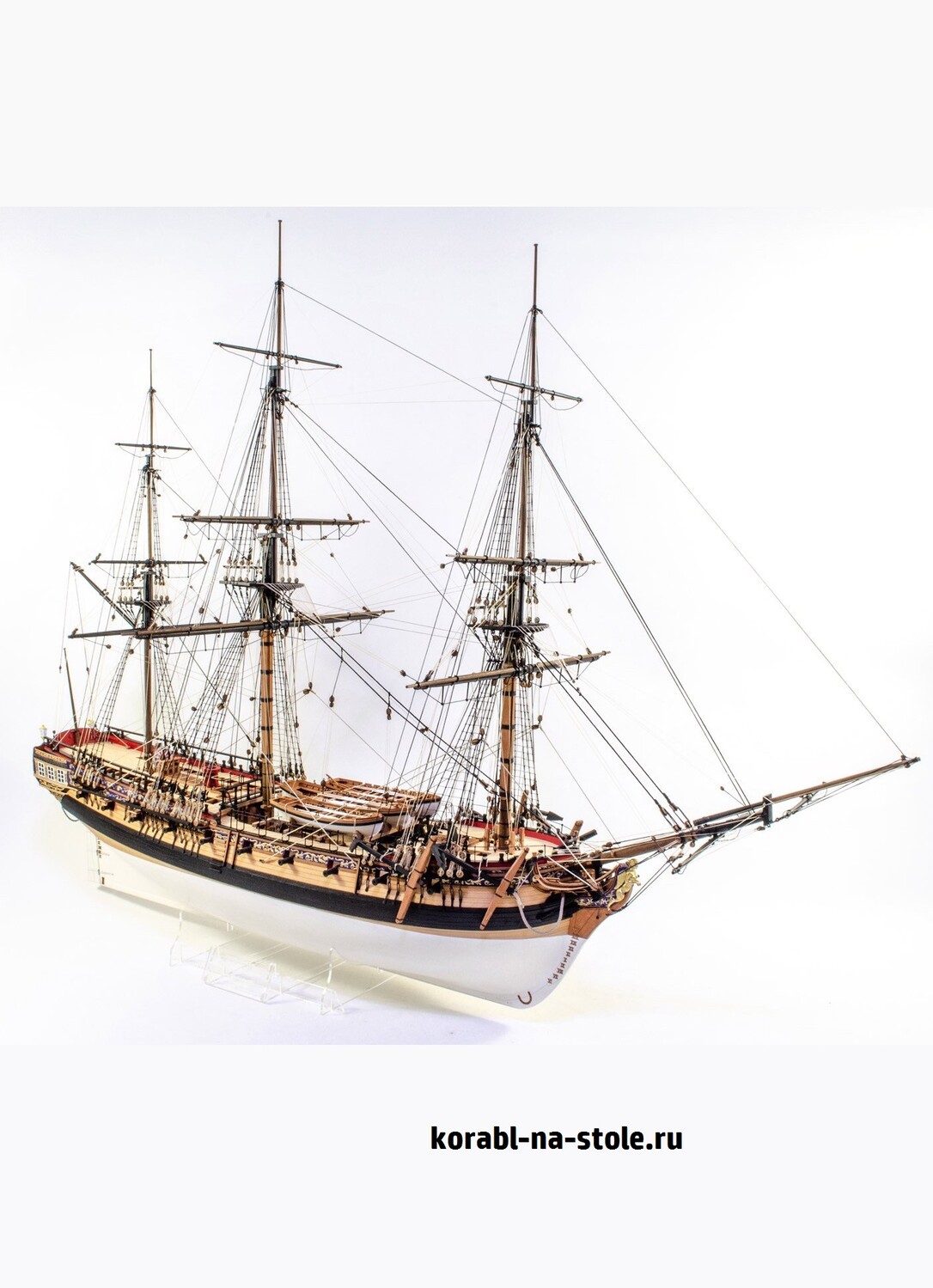 Чертёж модели Фрегата Sphinx / Сфинкс (1748) — для сборки и историческая справка