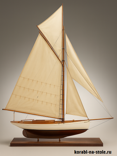 Чертёж модели Каттера Вэгрант / VAGRANT cutter (1884) для сборки и историческая справка